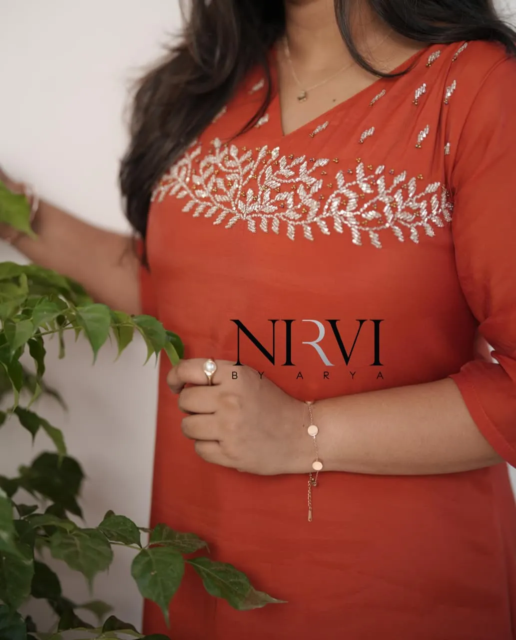 PRETTY MULCHANDERI A-LINE KURTI (With Lining